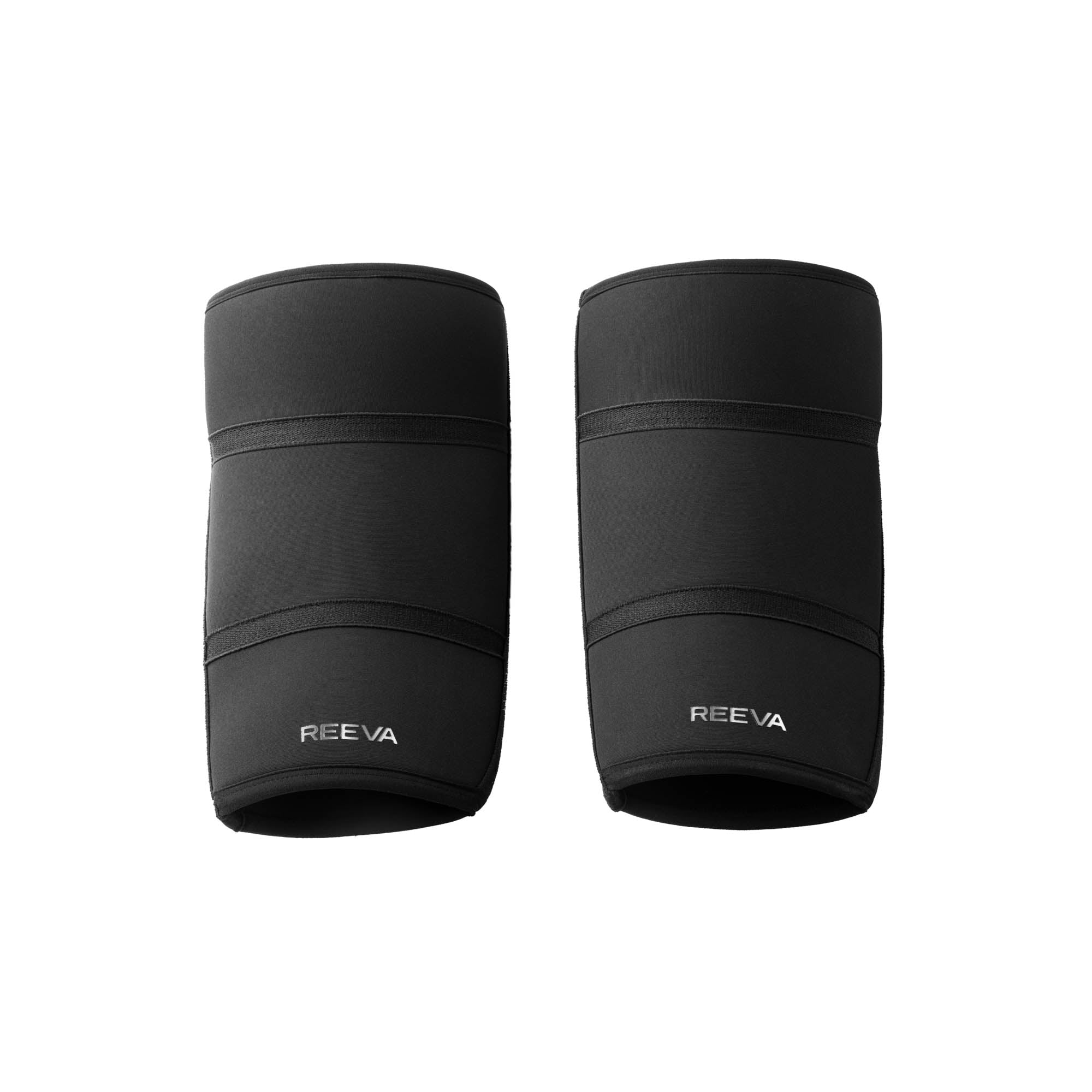 Powerlifting-Kniebandagen Schwarz (7MM)