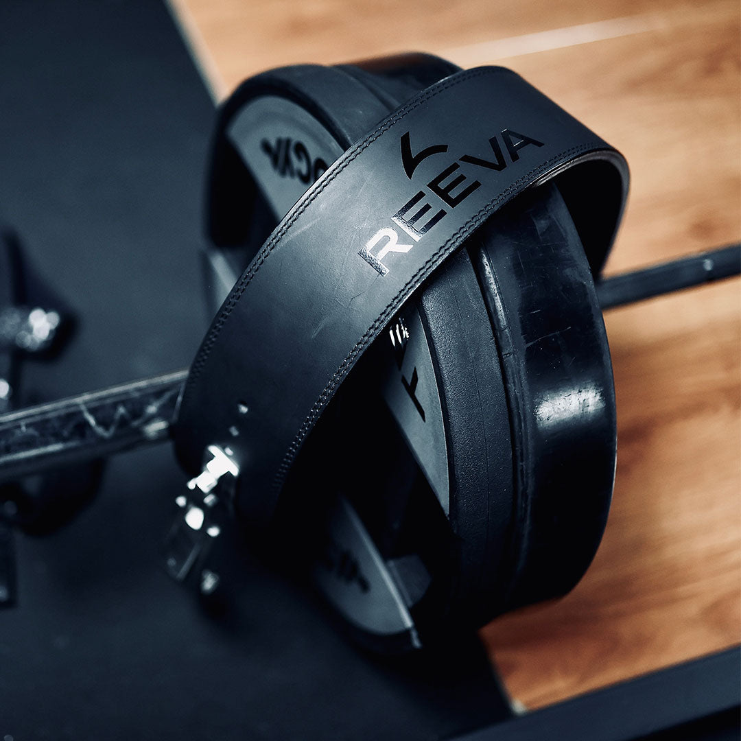 Ceinture de Force en Cuir Noir (10MM)
