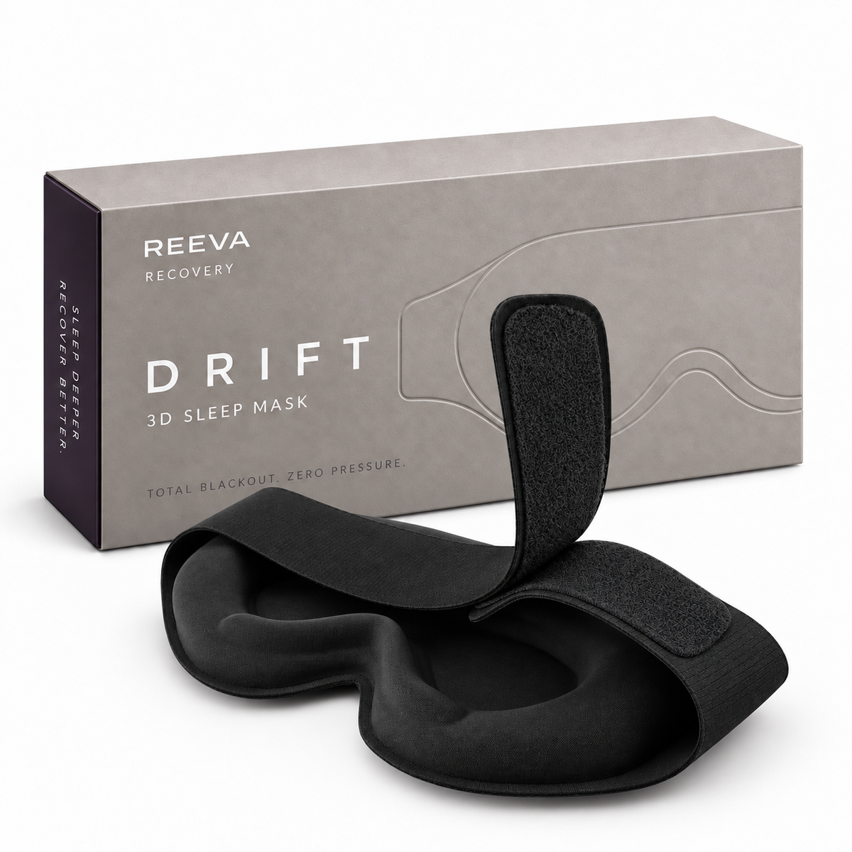 Recovery Sculpted Drift Sleep Mask | PRO | Memory Foam
