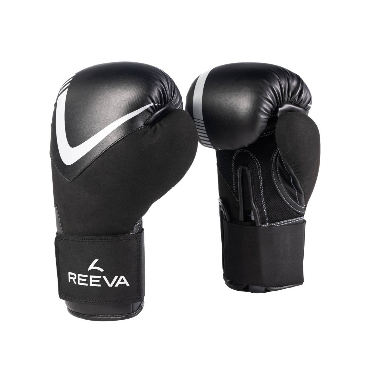 Boxing Gloves Leather - Silver