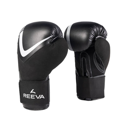 Boxing Gloves Leather - Silver