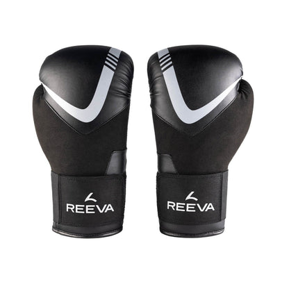 Boxing Gloves Leather - Silver