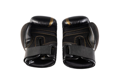 Boxing Gloves Leather - Gold