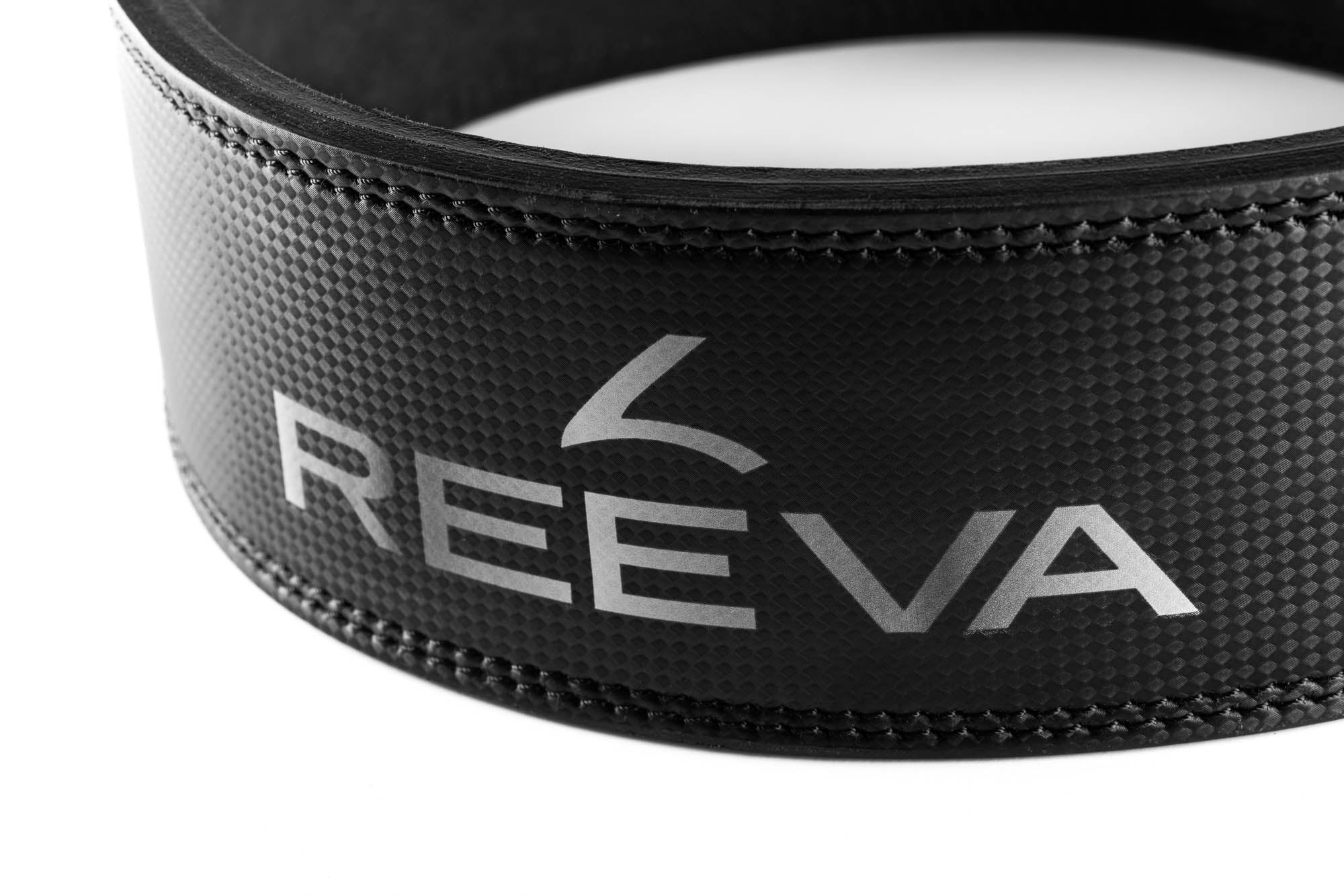 Ceinture de Force en cuir carbone avec boucle réglable (13MM)