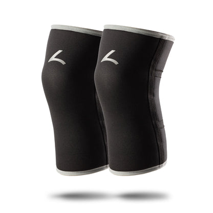 Powerlifting-Kniebandagen Grau (7MM)