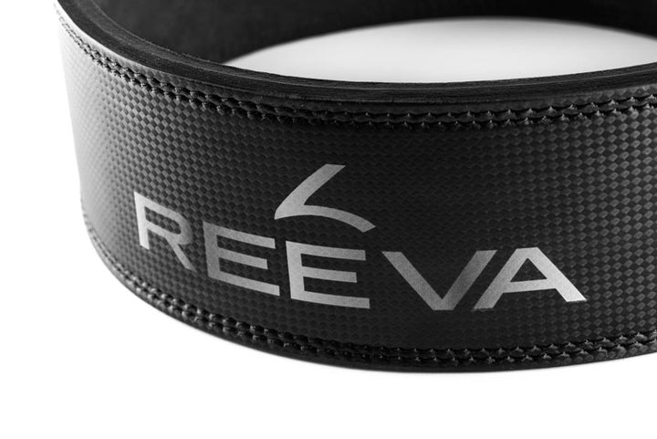 Ceinture de Force en cuir carbone avec boucle en acier inoxydable (13MM)