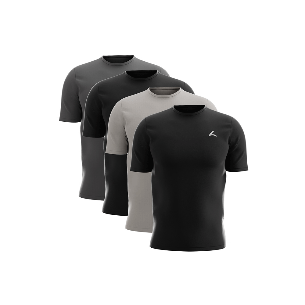 Sportshirt Cotton 4-Pack - Mixed