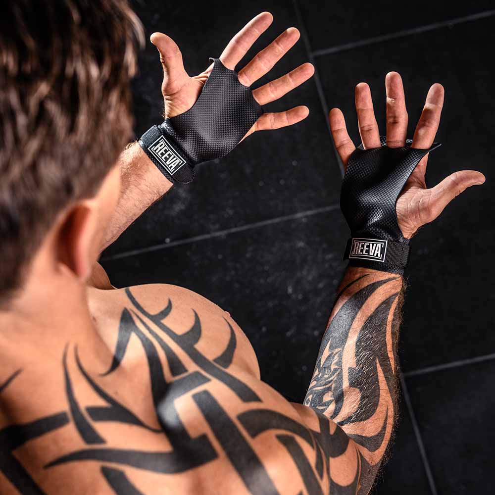 Reeva carbon crossfit grips - Crossfit handschoenen - Sporthandschoenen - Gym gloves - Reeva 5