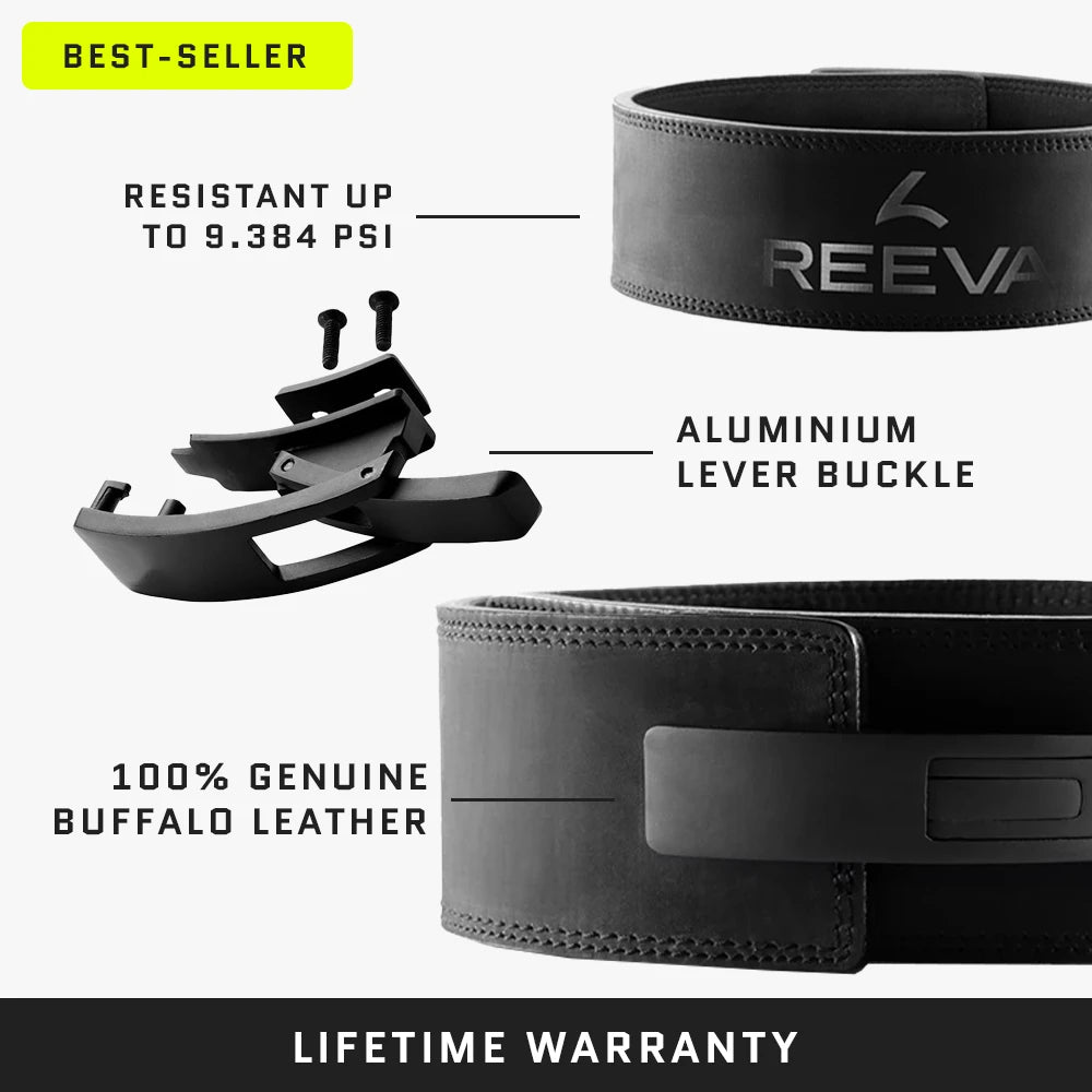 Buffalo Leather Lifting Belt (10MM)