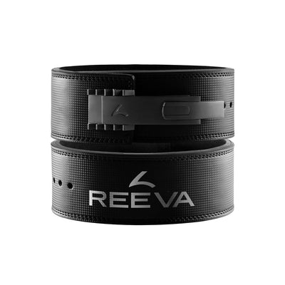 Ceinture de Force en cuir carbone avec boucle réglable (13MM)