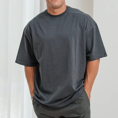 Sports Shirt Cotton Grey - Wide Fit