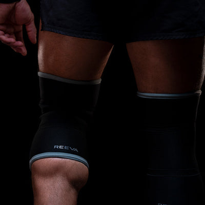 Powerlifting Knee Sleeves Grey (7MM)