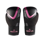 Reeva Schwarzes Boxhandschuhe Leder