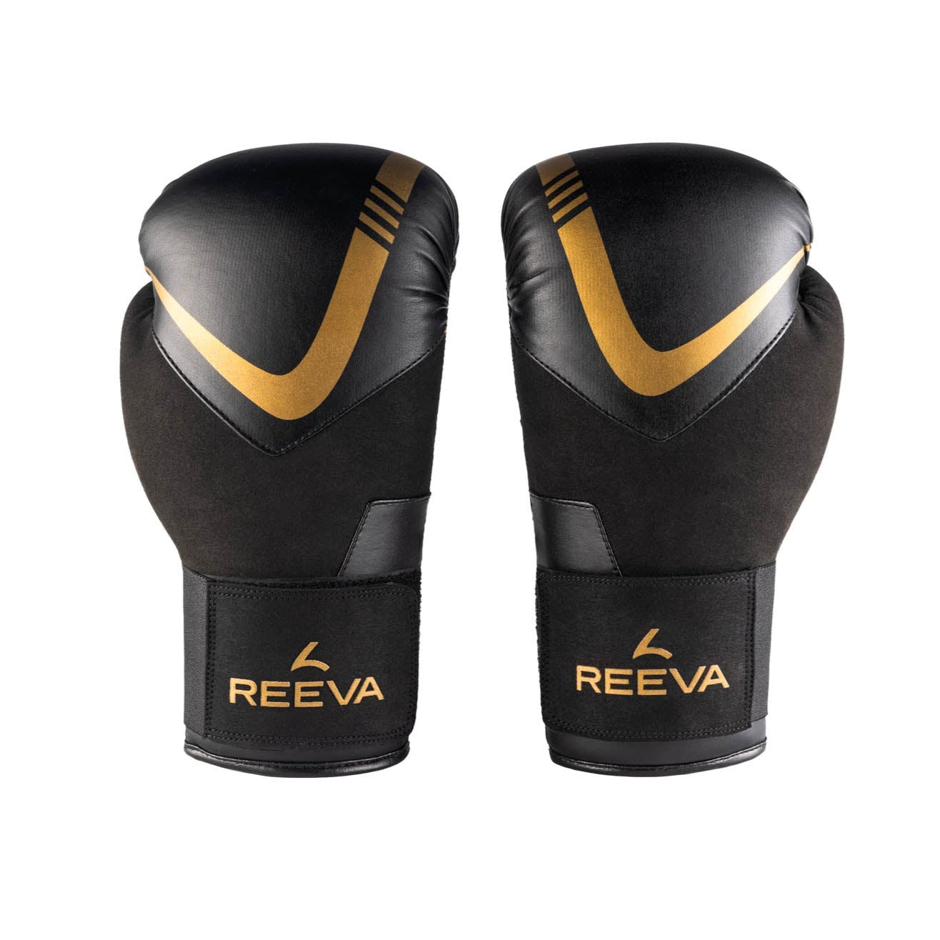 Boxing Gloves Leather - Gold