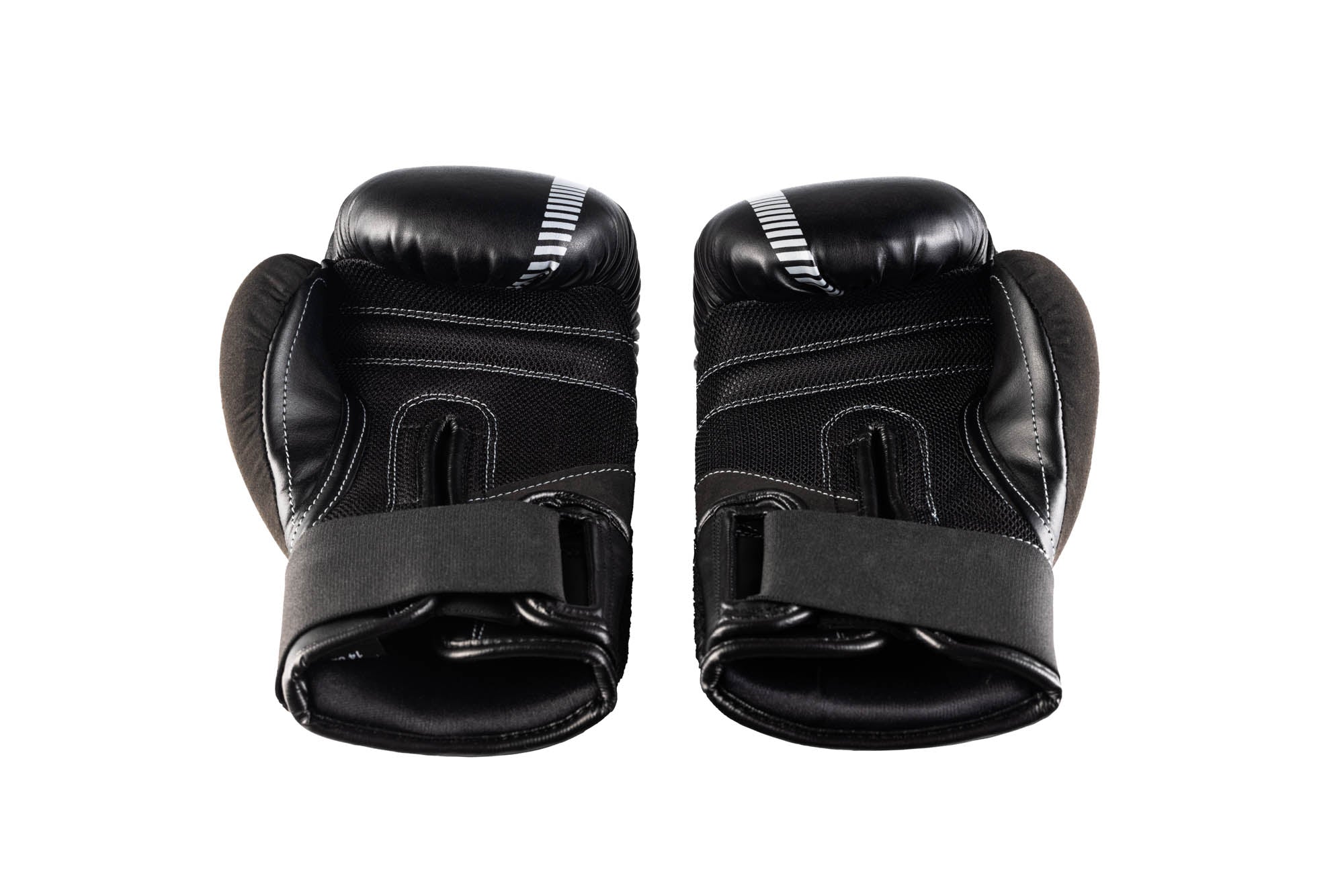 Boxing Gloves Leather - Silver