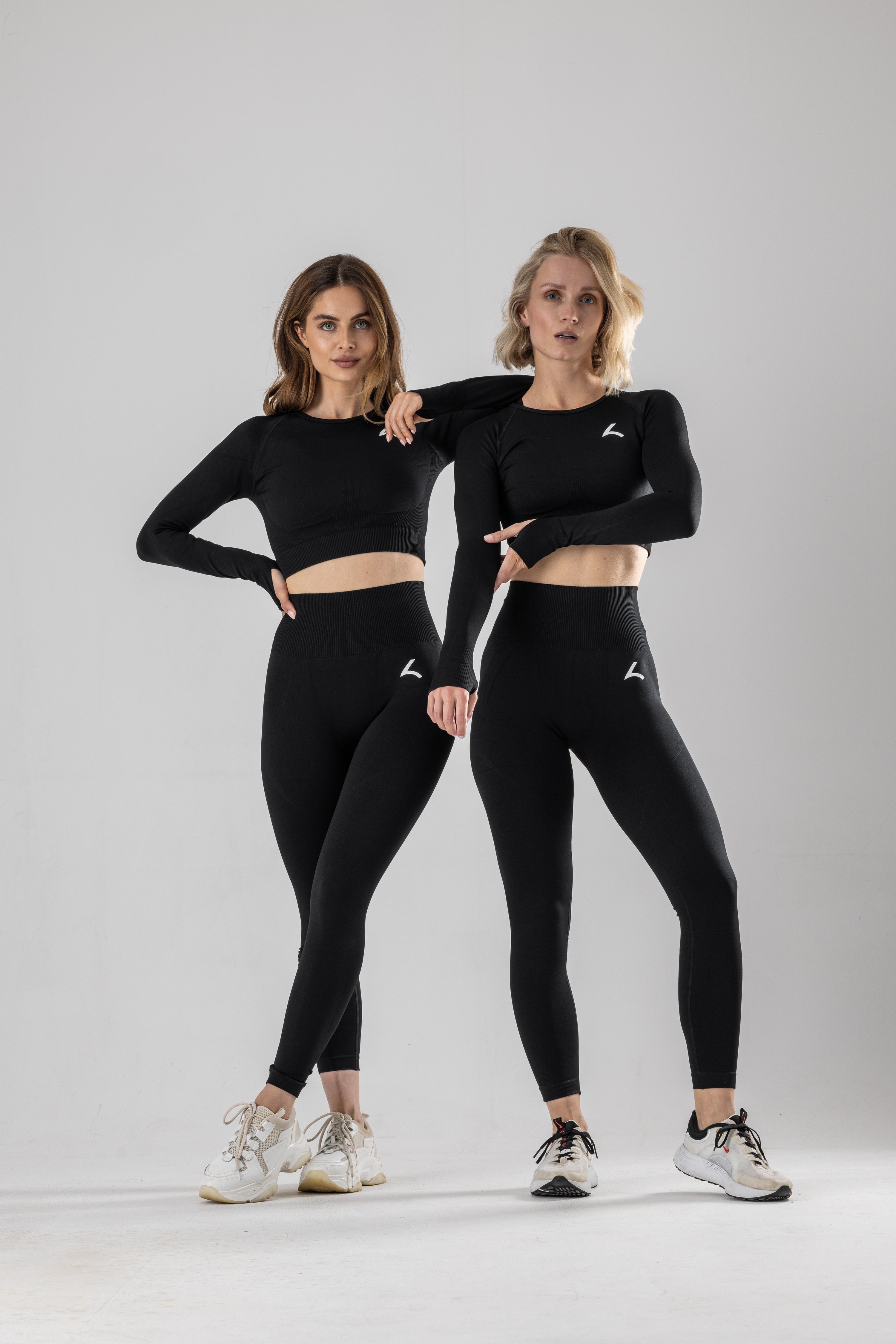 Leggings Sport Performance Noir - Plume - Sans couture/taille haute